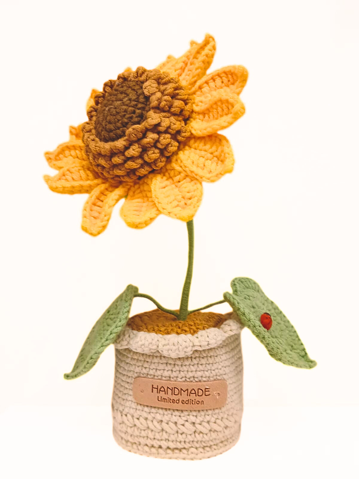 Big single sunflower pot