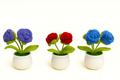 Double Rose Flowerpot