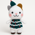 Christmas small cat