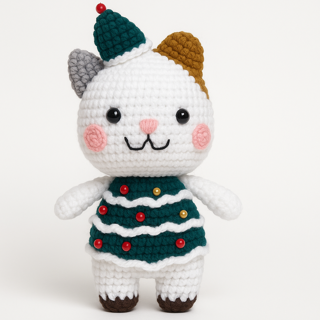 Christmas small cat