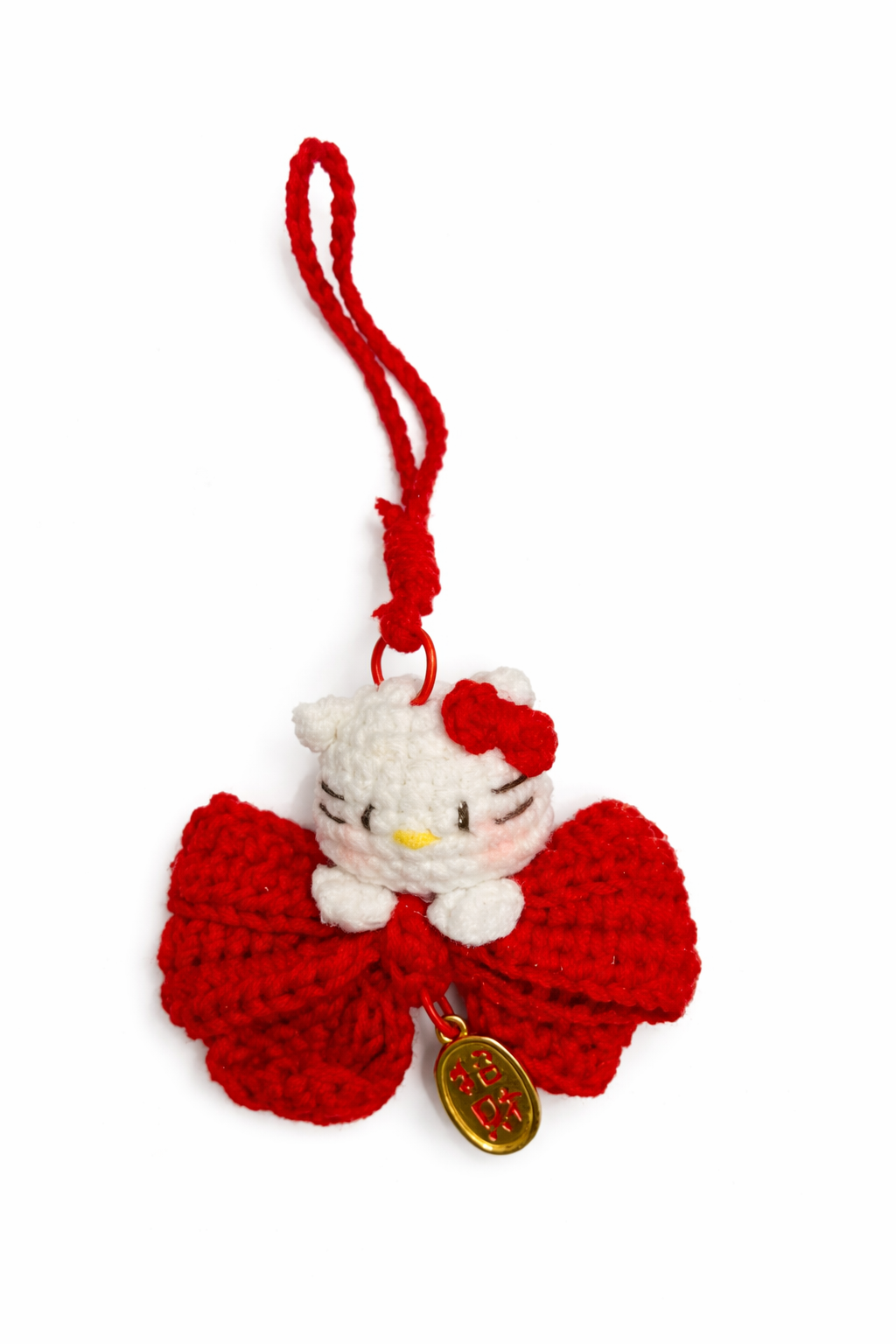 hanging kitty bow