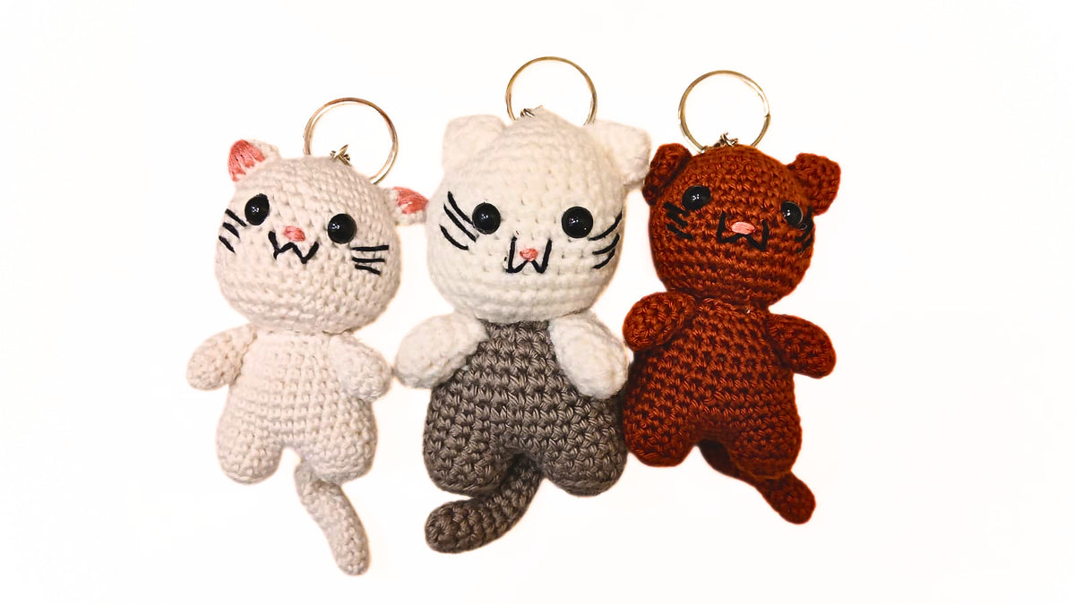 Cute Kitty Keychain