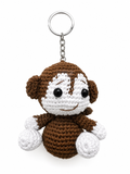 Sitting Monkey Keychain