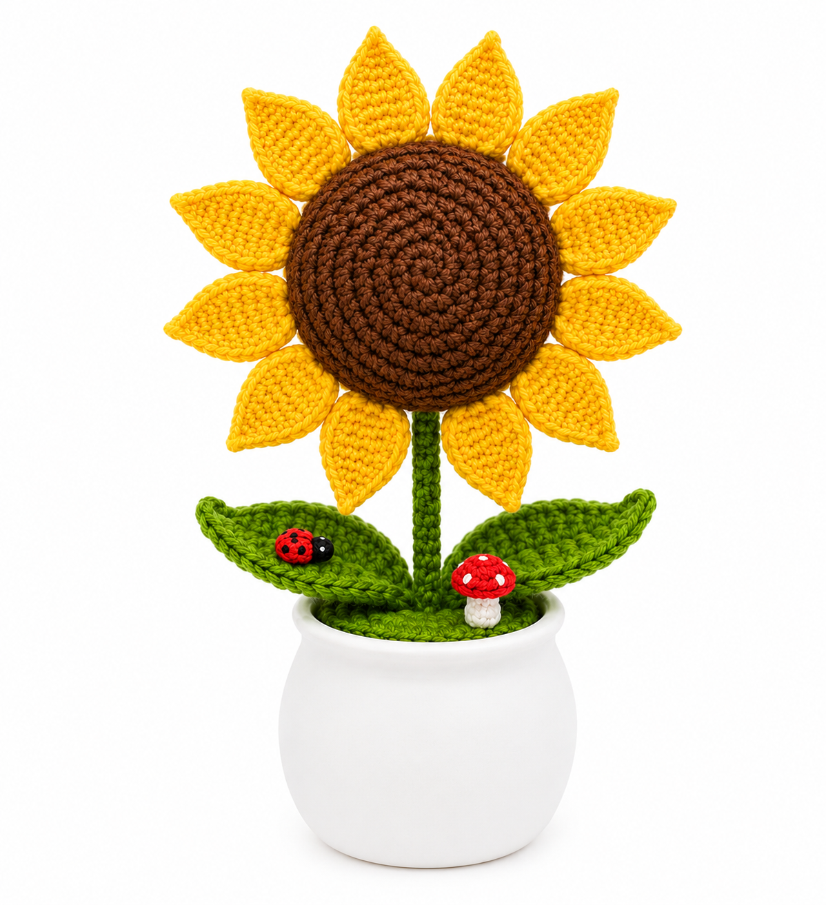 Sunflower w Mushroom & Bug
