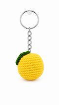 Round lemon key chain
