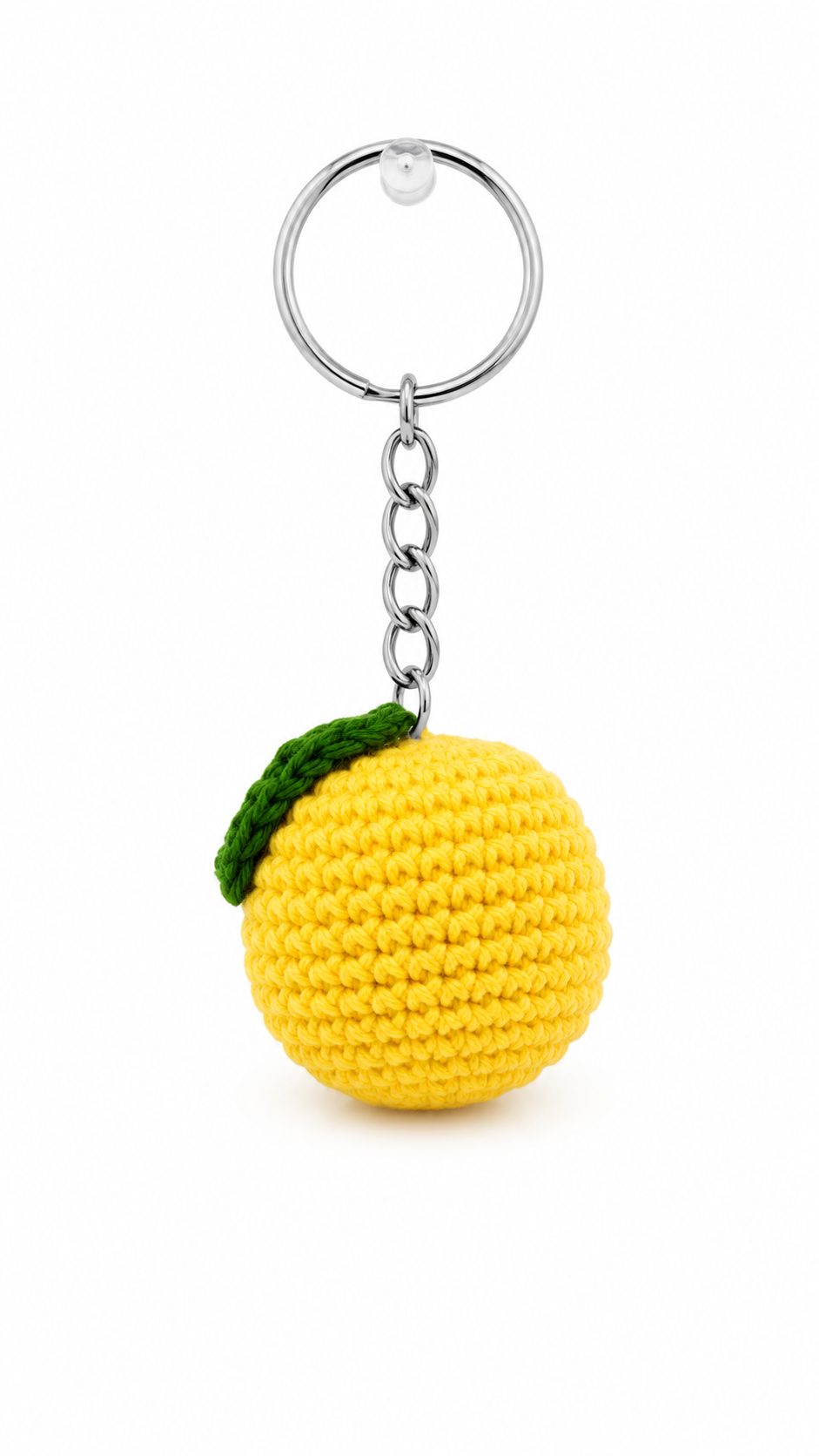 Round lemon key chain