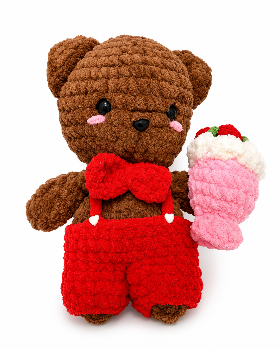 Teddy with roses