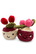 Soft tulip flowerpot