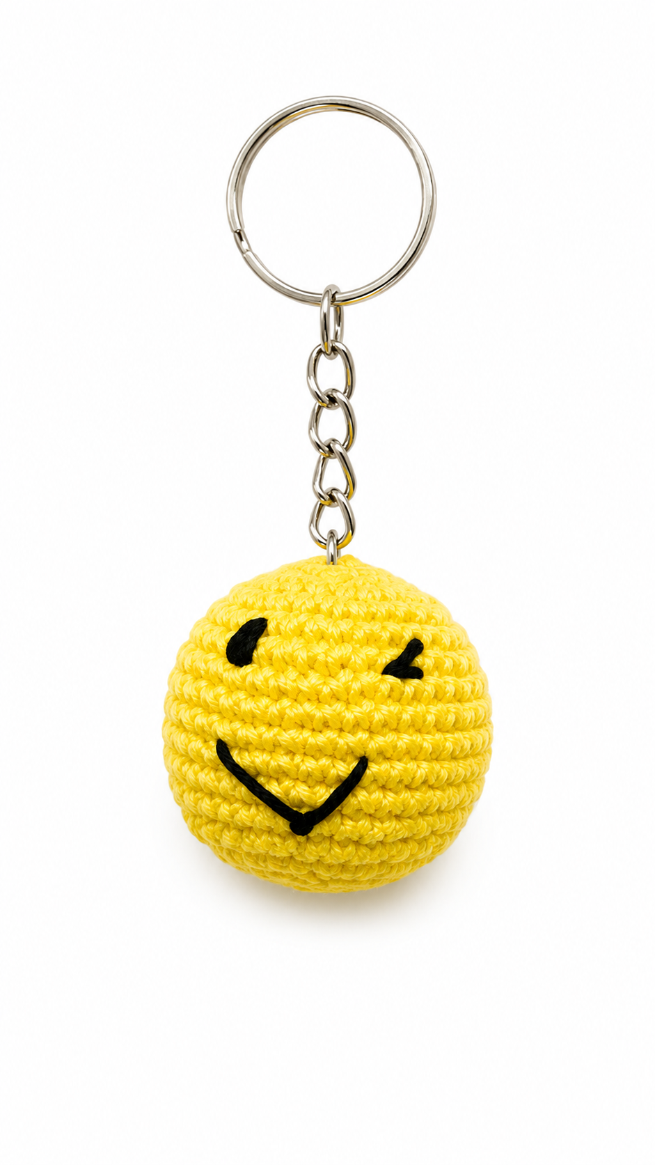 Smiley Face Keychain