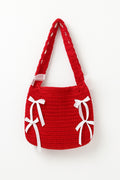 Checks w/ Bow Tote Bag