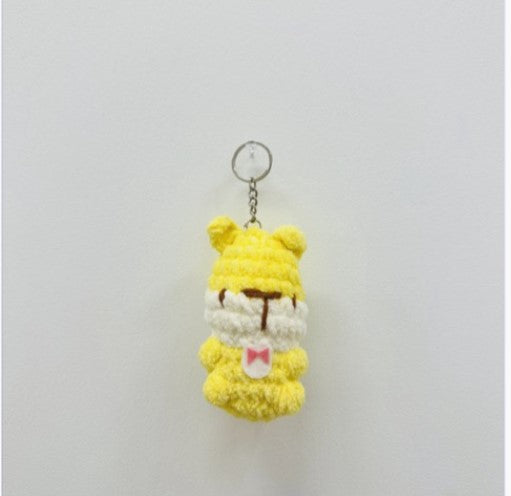 Velvet Teddy Keychain
