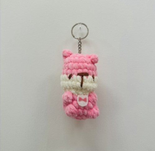 Velvet Teddy Keychain