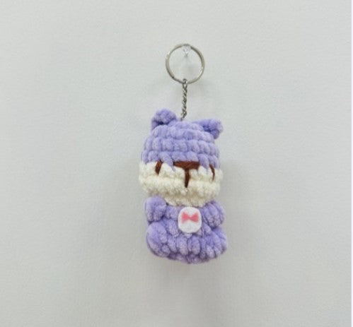 Velvet Teddy Keychain