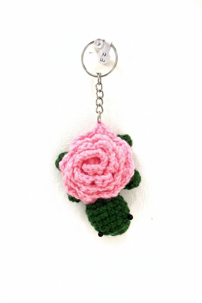 Rose turtle keychains