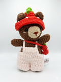 Strawberry hat teddy